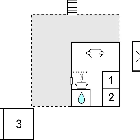 בית נופש Three-bedroom In Mesinge